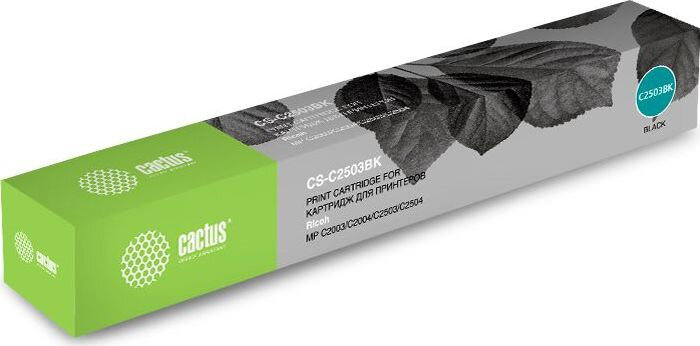 Картридж лазерный Cactus CS-C2503BK черный (15000стр.) для Ricoh Aficio MP C2003SP/MP C2004ASP/MP C2