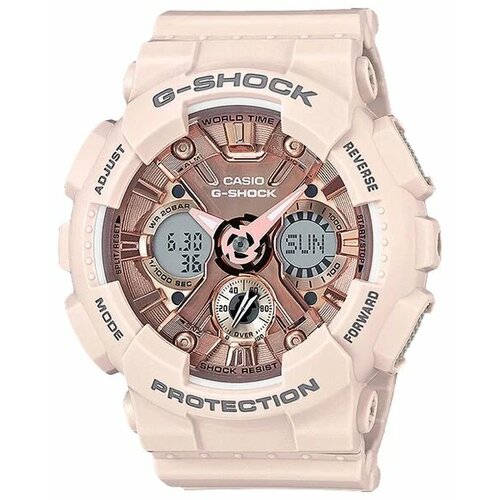 фото Наручные часы casio, бежевый