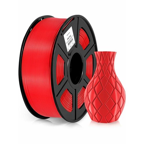 Пластик для принтера 3D CS-3D-PETG-1KG-RED petg пластик для 3d принтера 1 75мм черный 1кг