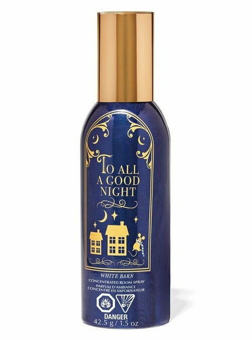 Bath and body works парфюмированный спрей для дома, духи для помещений TO ALL A GOOD NIGHT