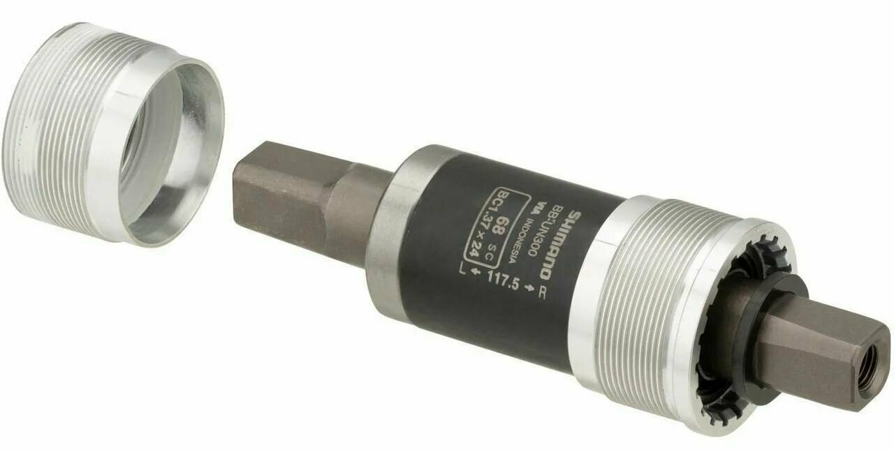 Каретка Shimano, UN300, 68/117.5 мм, с болтами, без уп. — фото 1