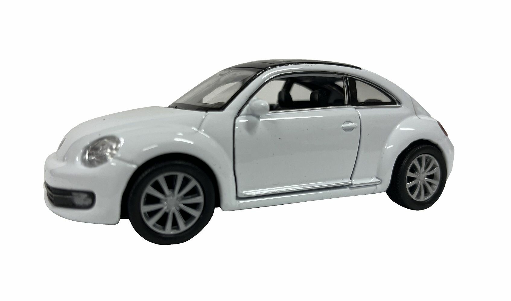 Модель машины 1:38 Volkswagen Beetle Welly 43650 белый
