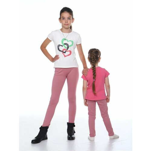 фото Брюки dariya & dionis, размер 98, розовый