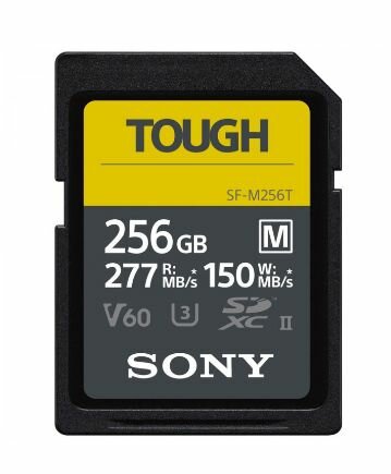 Карта памяти SDXC 256GB Sony SF-M TOUGH UHS-II U3 V60 150/277 MB/s (SF-M256T)