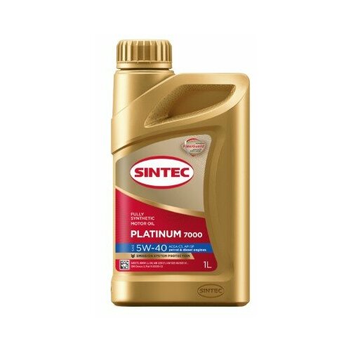 фото Масло sintec 5/40 platinum 7000 c3 sp синтетическое 1 л sintec 963358 | цена за 1 шт