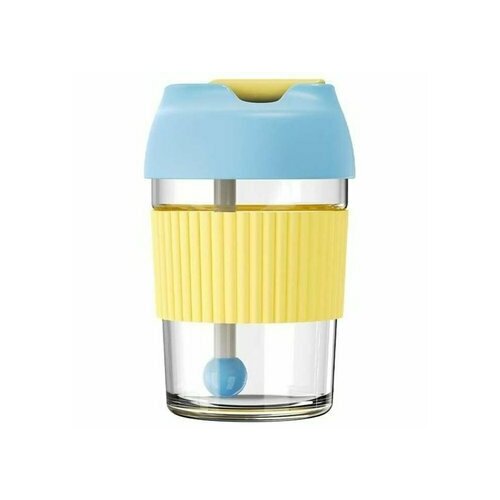 Термокружка Kiss Kiss Fish Rainbow 365ml G-U36W Blue Yellow