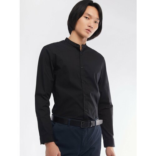 фото Рубашка zolla, размер l, черный