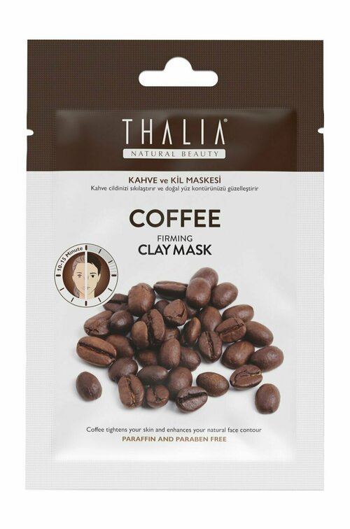 Подтягивающая глиняная маска для лица с кофеином / Thalia Natural Beauty Coffee Firming Clay Mask