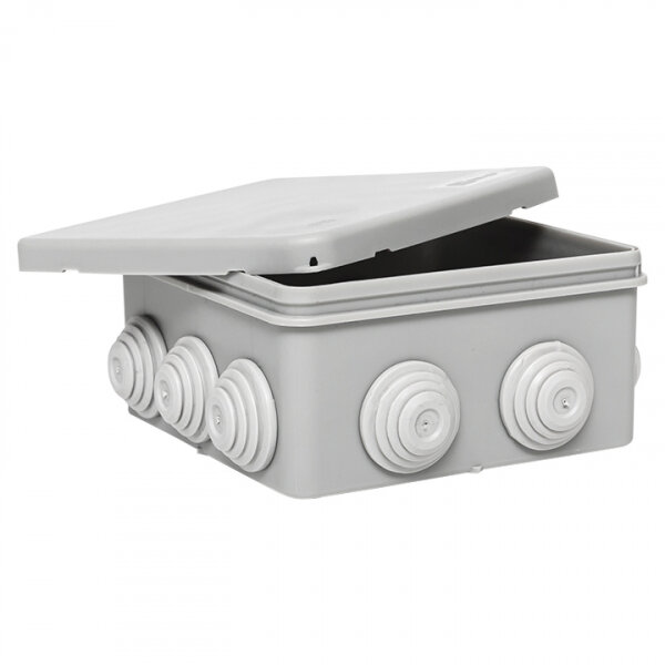 Коробка распределительная EKF PROxima КМР-030-014 с крышкой (100х100х50) 10 мембр. вводов IP55