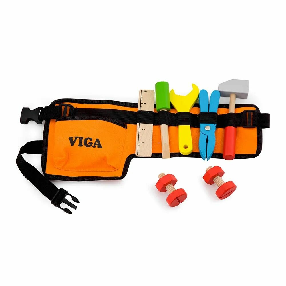 Игровой набор Viga Toys Пояс с инструментами (50532) - фото №15