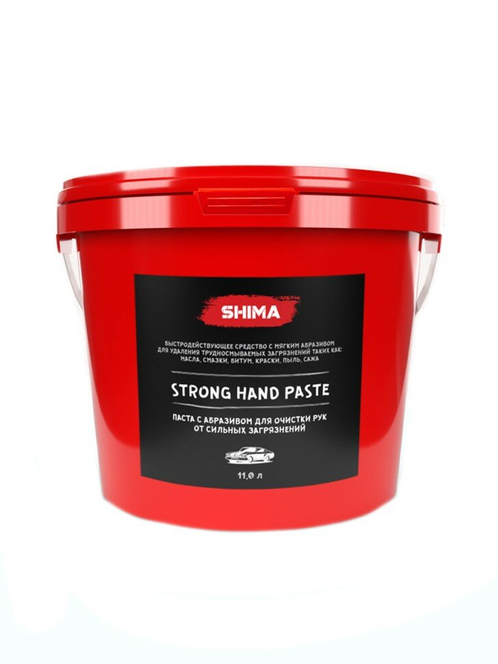 Shima Detailer "Strong hand paste" - паста с абразивом для очистки рук от сильных загрязнений 11 л