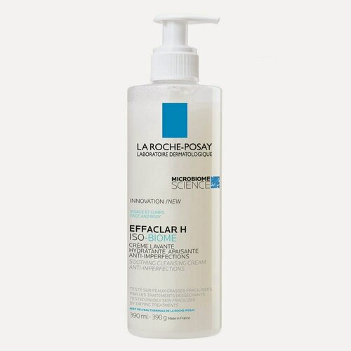 Изображение товара La Roche-Posay Эфаклар Крем-гель очищающий для пересушенной кожи 390мл