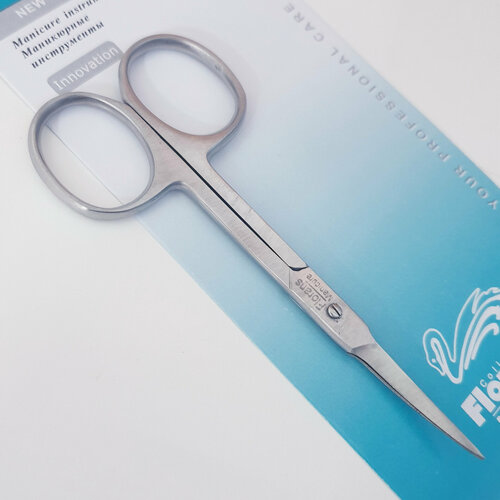 Ножницы маленькие маникюрные из высококачественной стали / ножницы серебристые подходят для ручной заточки длина 10см лезвие 2.8 см