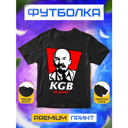 фото Футболка, размер m, черный без бренда