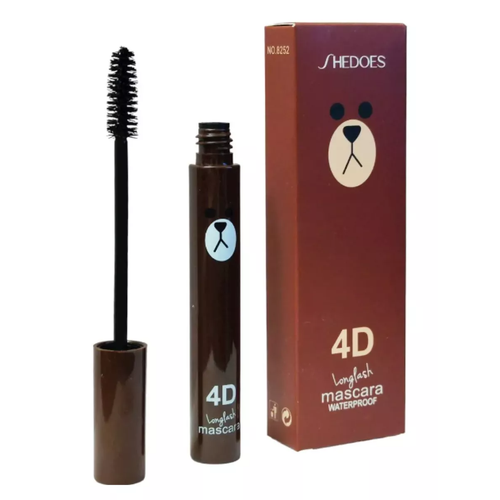 SHEDOES Тушь для ресниц 4D водостойкая тушь для ресниц с эффектом 4d clarins wonder perfect mascara 4d waterproof 8 мл