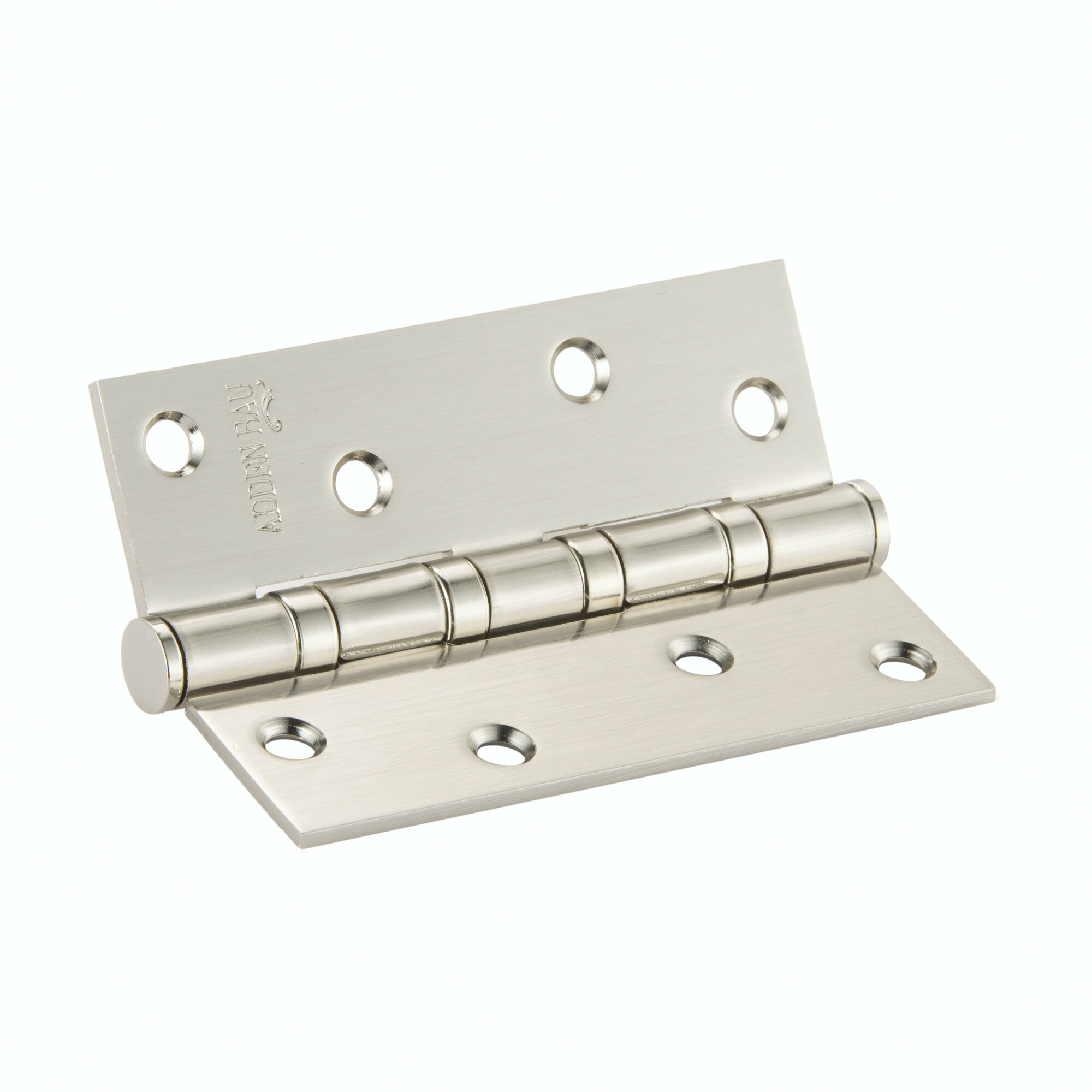 Петля дверная универсальная ADDEN BAU 100X70X2.5 4BB SATIN NICKEL (комплект 2 штуки)