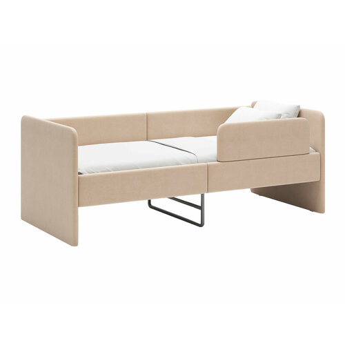 Детская кровать Romack Донни Латте микровелюр С бортиком Без ящиков 17040₽