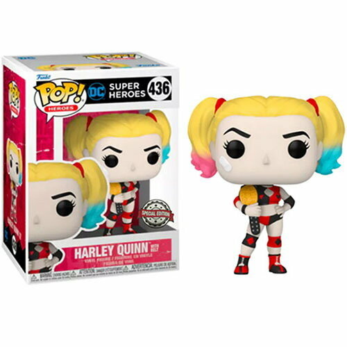 Фигурка Funko POP! Харли Квинн с чемпионским поясом (Harley Quinn) #436 фигурка bendyfig dc харли квинн