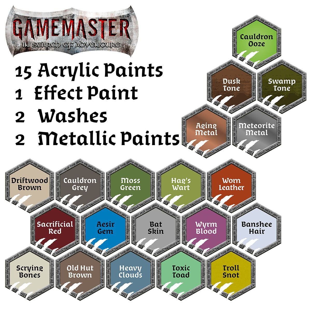 Набор акриловых красок Army Painter GameMaster Wilderness Adventures Paint Set