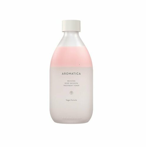 AROMATICA Двухфазный тонер для лица с маслом розы Reviving Rose Infusion Treatment Toner тонер для лица с розой aromatica reviving rose infusion treatment toner 200 мл