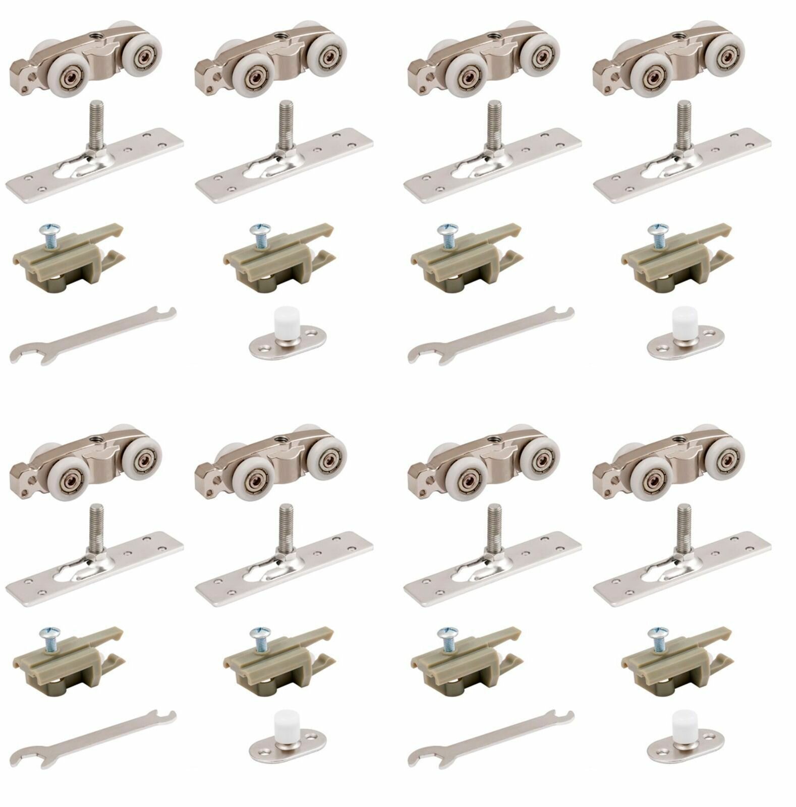 Комплект для раздвижных дверей ARMADILLO Comfort - PRO SET 1 /rollers/ 80 (CFA170) (комплект 4 штуки)