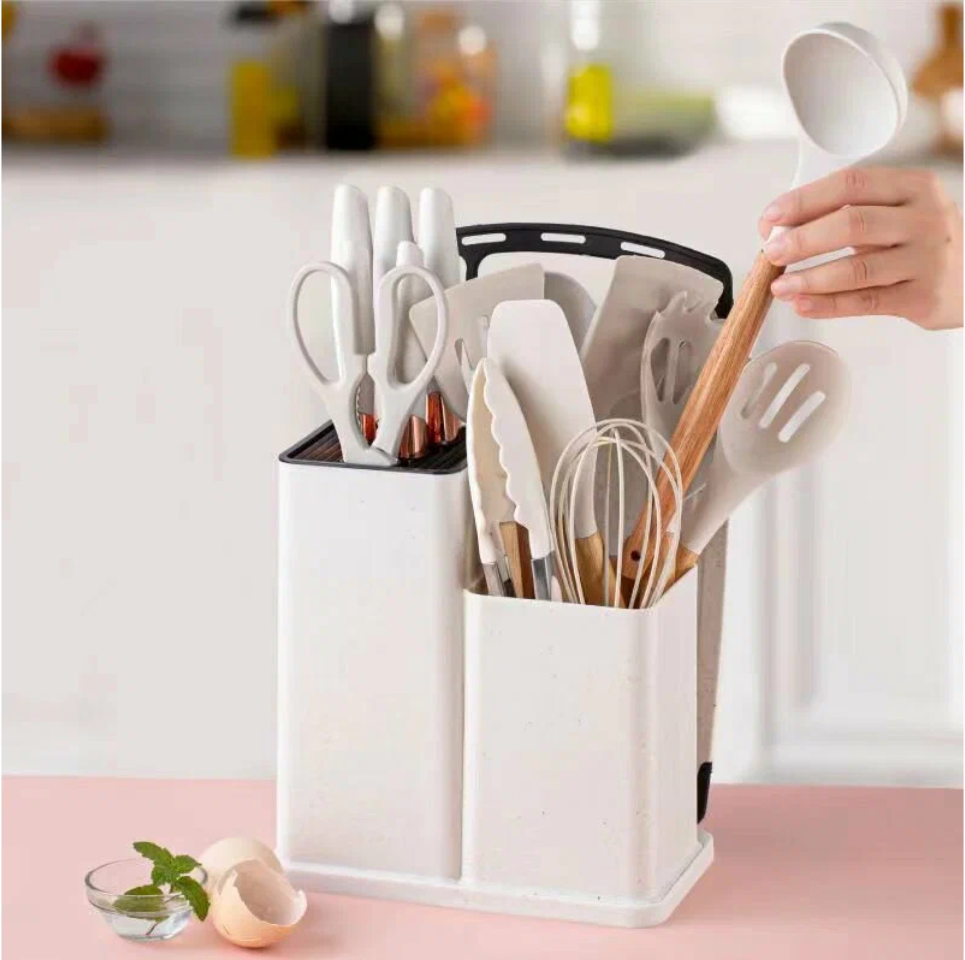 Набор кухонных предметов/ кухонный набор/кухонные принадлежности/ кухонная навестка комплект для кухни/18 предметов