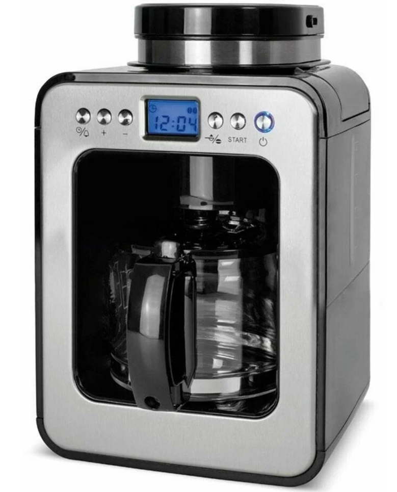 Кофеварка капельная Caso Coffee Compact Electronic черный/серебристый