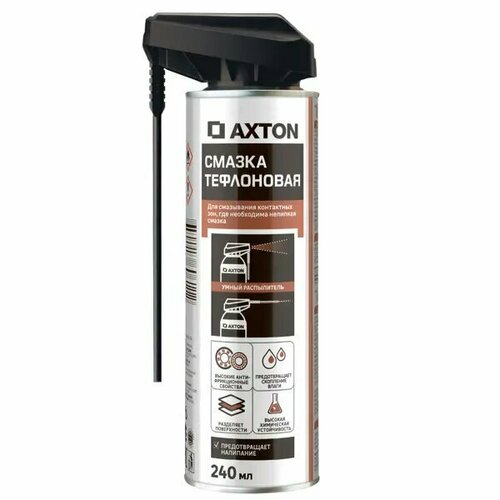 Смазка тефлоновая Axton аэрозоль 240 мл 1120₽