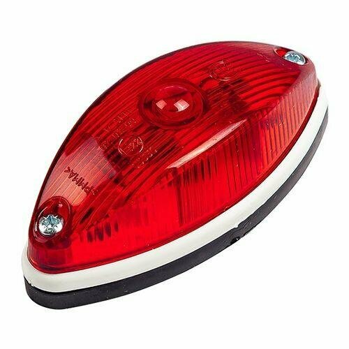 фото Фонарь контурный задний 12/24V красный (светодиод) евросвет ГФ2 К-LED