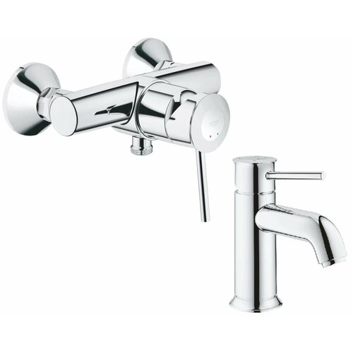 Комплект смесителей Grohe BauClassic 32867000 + 23162000 смеситель для раковины grohe bauclassic 23161000