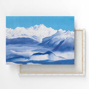 Картина на холсте, репродукция / Roerich Nicholas - Рерих Николай - Голубые Горы / Размер 40 x 53 см