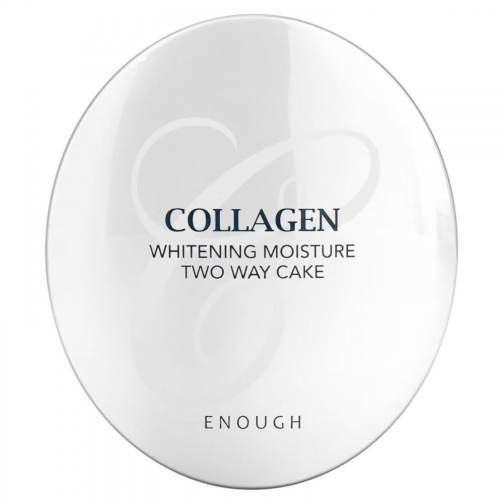 Пудра Enough Collagen Whitening moisture twoway cake #21 - фото №17