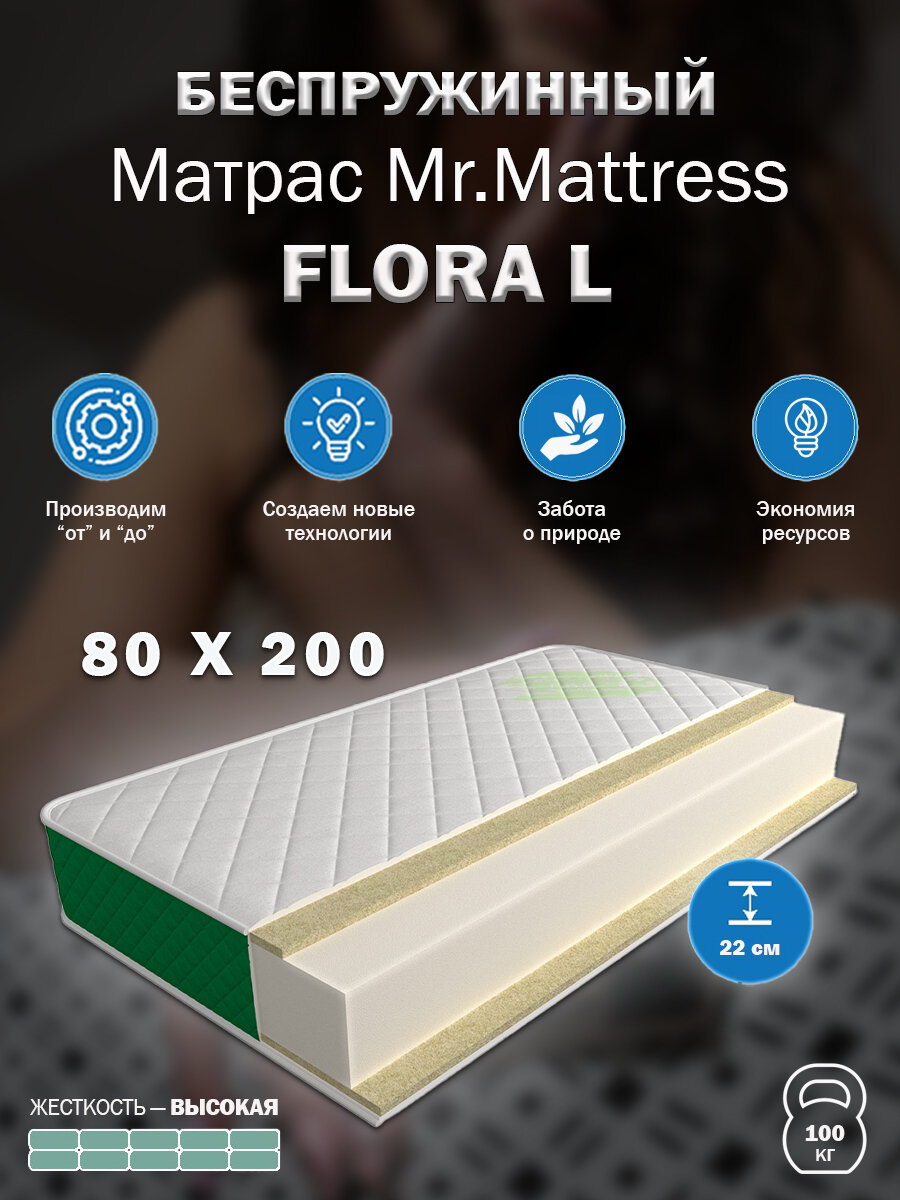 Матрас Mr. Mattress Flora L 80х200