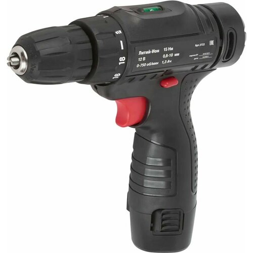 Дрель-шуруповерт аккумуляторная DRA-12Р 12 В Li-ion 1 Ач 450000₽