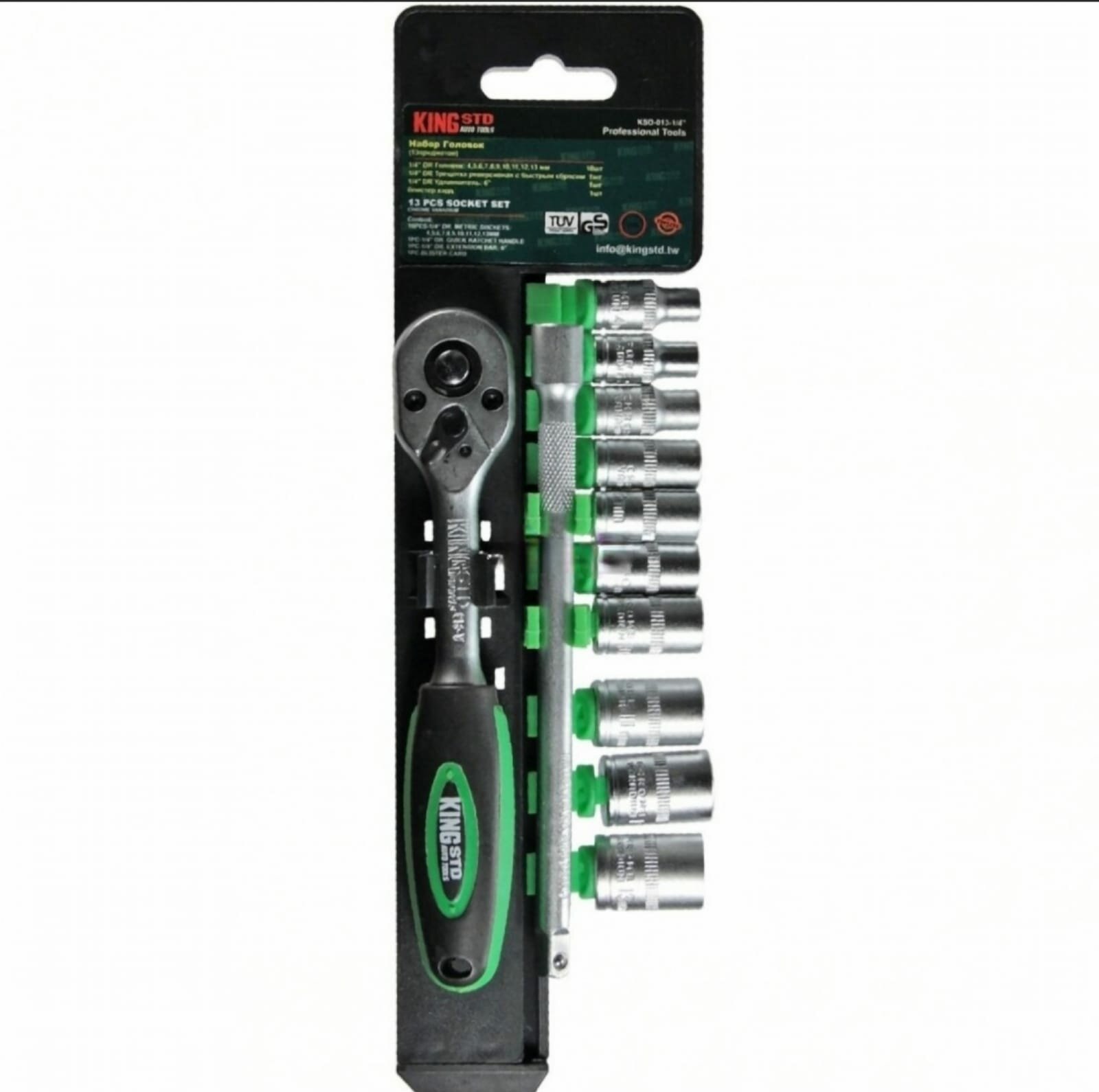 фото Набор головок "Шестигранник" с трещоткой