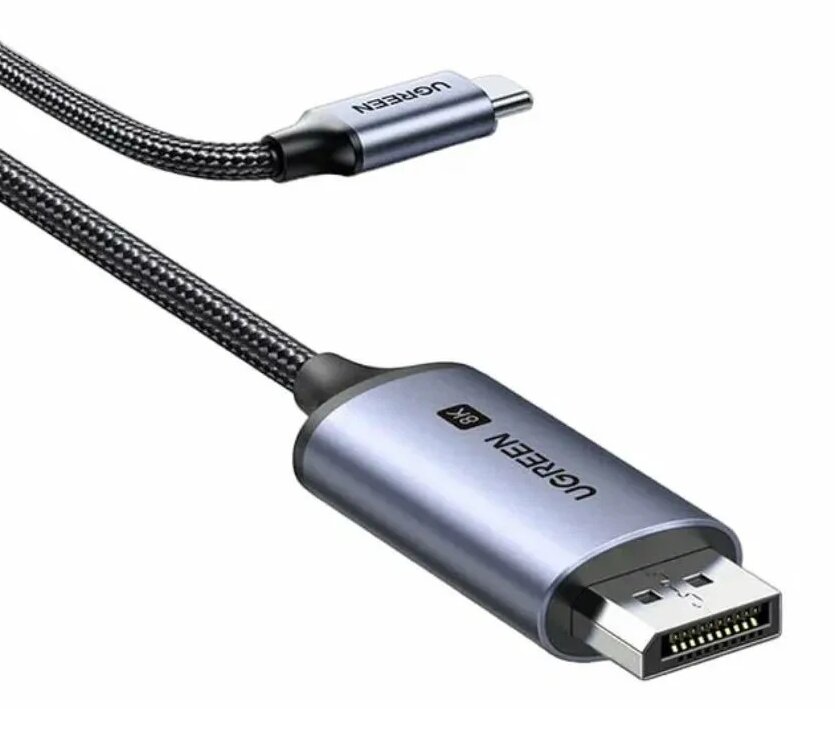 Аксессуар Ugreen CM556 USB-C - DisplayPort 3m Silver 25839