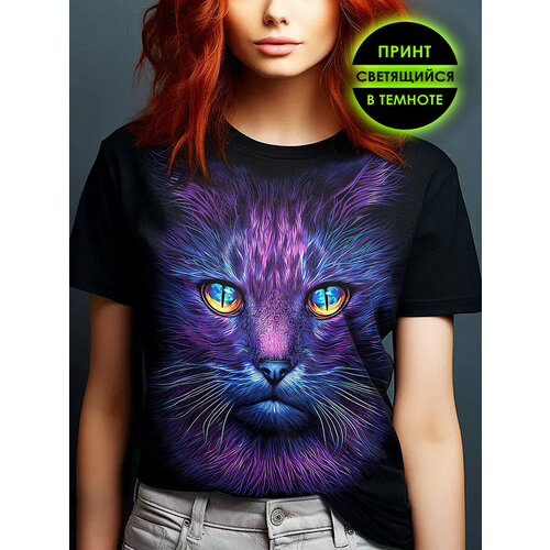 фото Футболка romax tex, размер 50, черный