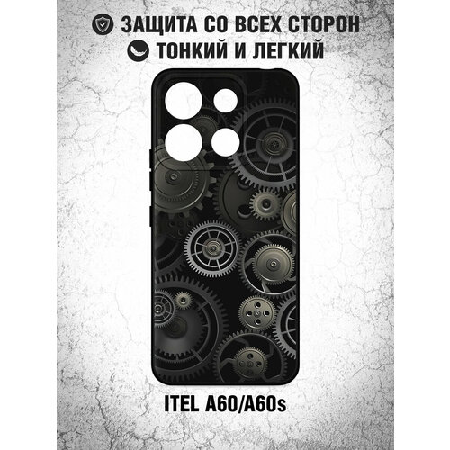 Чехол для Itel A60/A60s DF itCase-10 (black) / Чехол для Итель А60 / А60эс DF itCase-10 (black) Art217