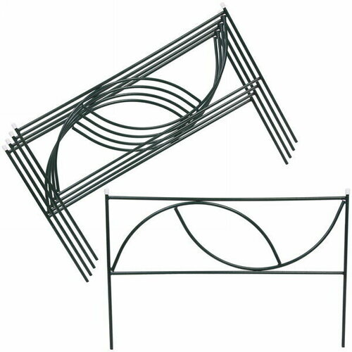 Заборчик садовый «Долька» 45*67*335см (5 деталей)