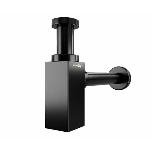 Abens A169 Сифон для раковины WasserKRAFT черный Soft-touch сифон для раковины wasserkraft a169