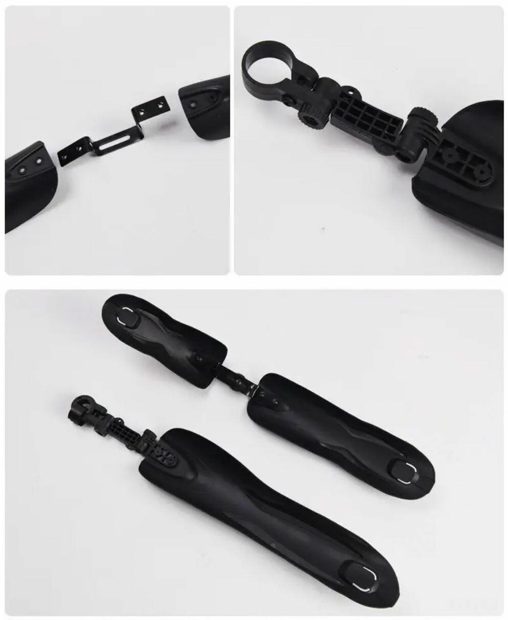 Комплект крыльев велосипедные , диаметр колес 22"-28" пластиковые, комплект — фото 1