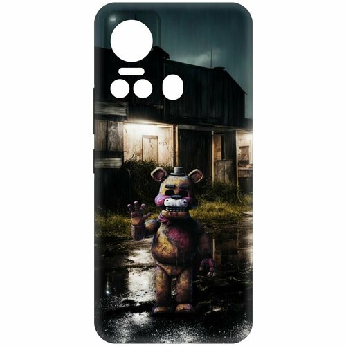 Чехол-накладка Krutoff Soft Case фнаф (FNAF) - Фредди под дождем для ITEL Vision 5 черный чехол накладка krutoff soft case фнаф fnaf фредди под дождем для itel s18 черный