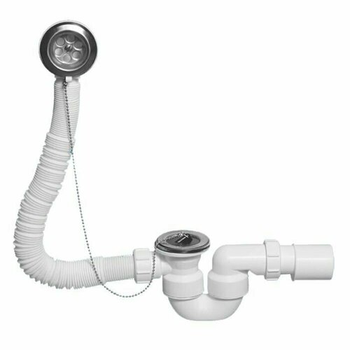 Сифон (обвязка) для ванны пластик McAlpine