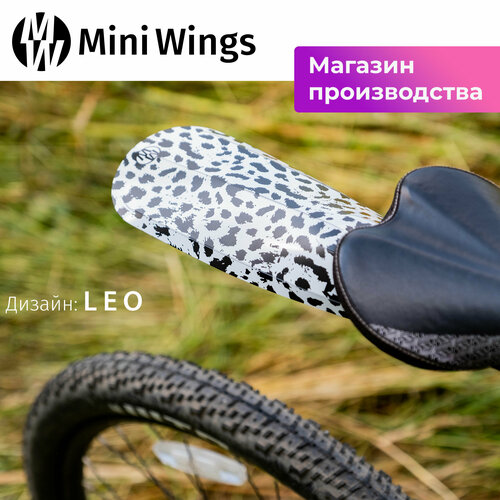 фото Велосипедное крыло mini wings original big leo, чёрный пластик