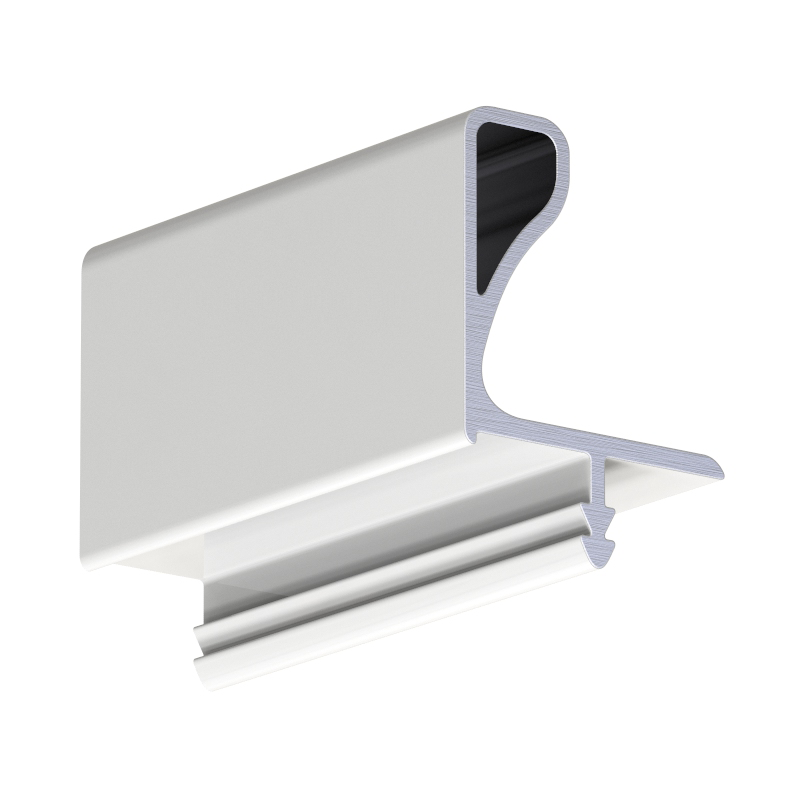 фото GOLADESIGN Универсальная профиль-ручка гола в верхние базы, без подсветки, белого цвета