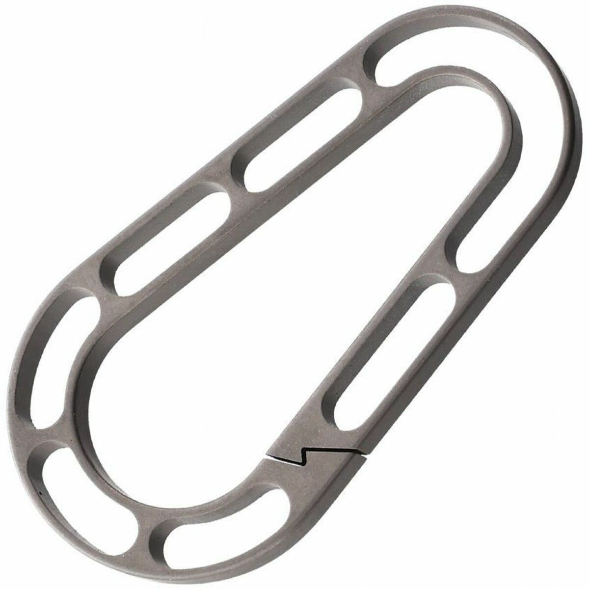 Титановый карабин для ключей и снаряжения Maratac Titanium Skeleton EDM Carabiner