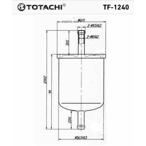 TOTACHI TF-1240 Фильтр топливный