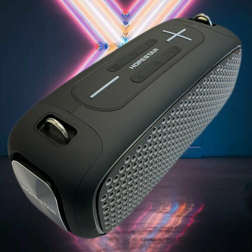 Портативная беспроводная Bluetooth колонка HOPESTAR A30 черная 700000₽
