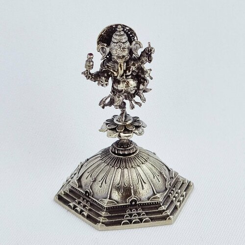 Колокольчик сувенирный Ганеша настольный из бронзы 7100₽