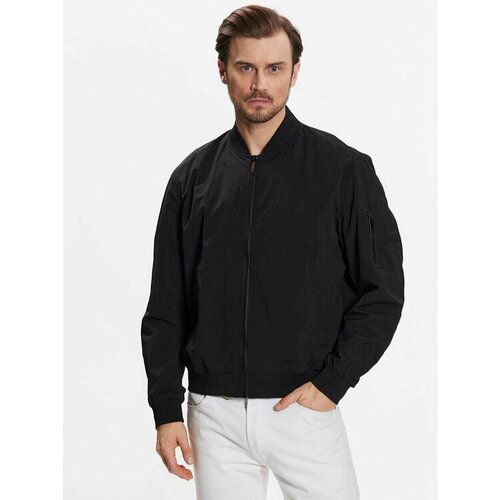 Куртка CALVIN KLEIN, размер XXL [INT], черный куртка zara basic bomber песочный